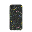 Black Shadow Blooms iPhone XR Case