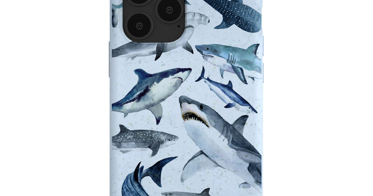 Powder Blue Sharks iPhone 11 Pro Case – Pela Case