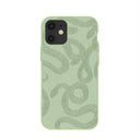 Coque Sage Green Snaky pour iPhone 12/iPhone 12 Pro