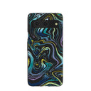 Black Space Waves Google Pixel 8 Case