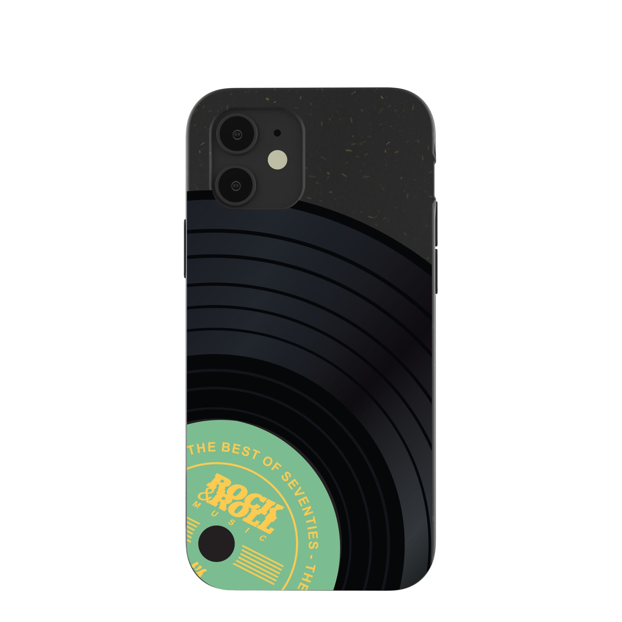 Black Vinyl Vibes iPhone 12/ iPhone 12 Pro Case Pela Case