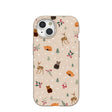 Coque iPhone 15 motif coquillages et forêt hivernale 