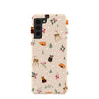 Coque pour Samsung Galaxy S21 Motif coquillages et forêt hivernale 
