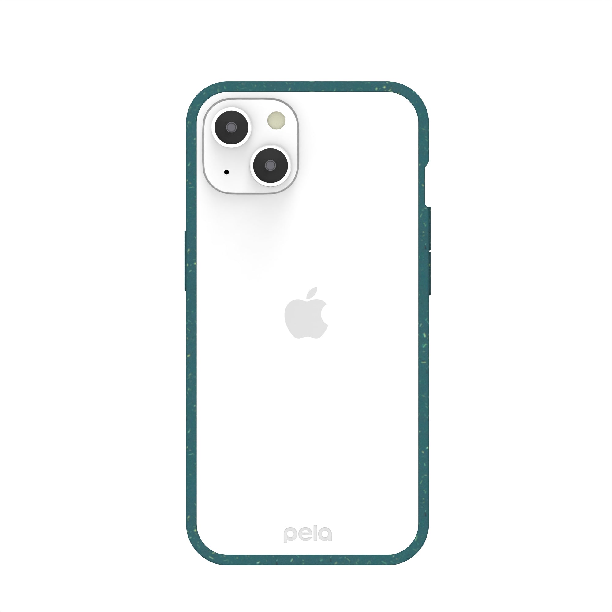 Clear iPhone 13 Case with Green Ridge – Pela Case